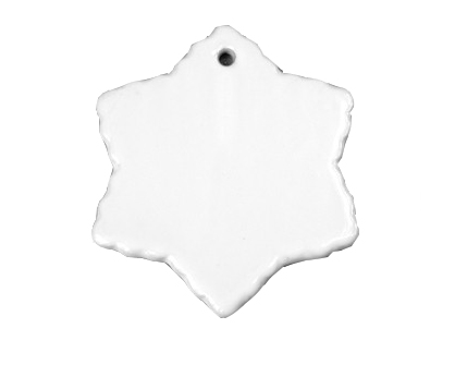 Ceramic Hexagram Ornament