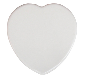 6'' Heart Ceramic Tiles