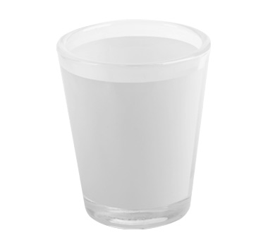 1.5oz Glass Shot  White