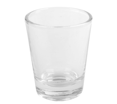 1.5oz Glass Shot Clear