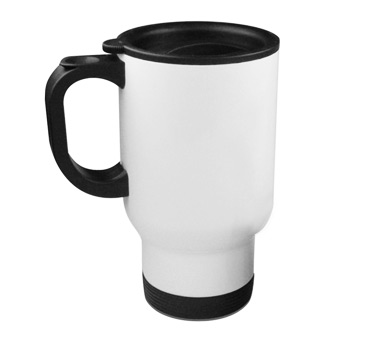 Stainless Travel Mug white