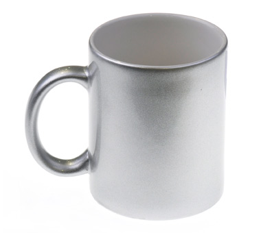 11oz Silver Mug