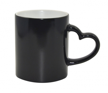 12oz heart Handle Color Changing Mug