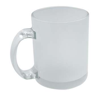 11oz. Glass Mug  (Frosted)